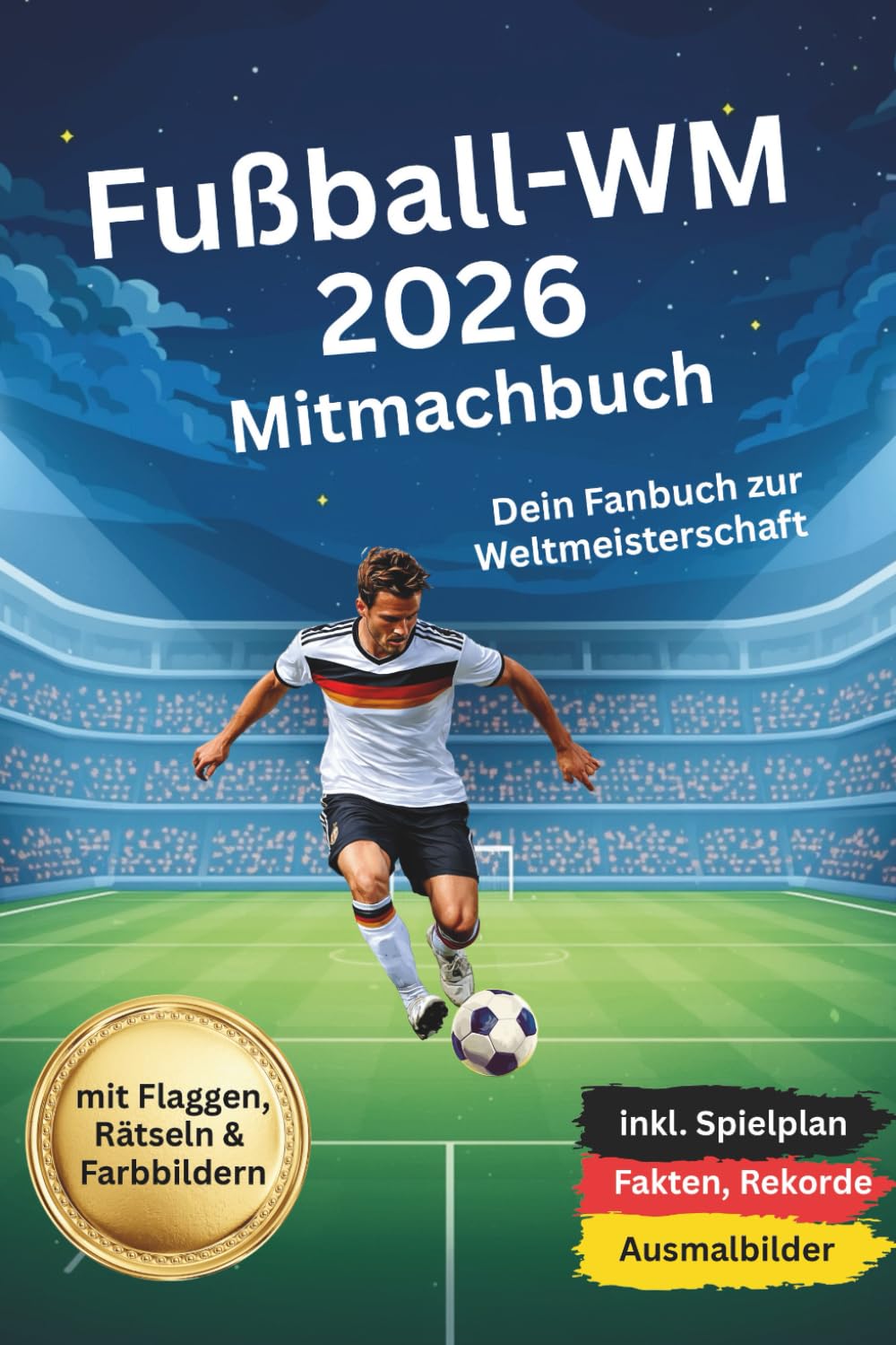 Fußball-WM 2026 Mitmachbuch