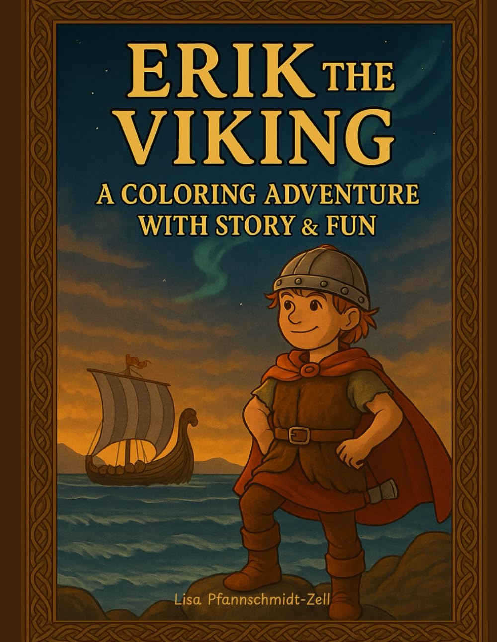 Viking Coloring Book for Kids Ages 4–12