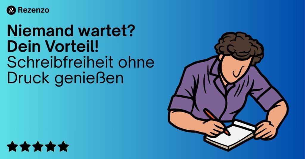 Niemand wartet auf dein Buch – und warum genau das dein Vorteil ist - Rezenzo